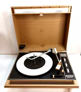 Phono stereo vintage portatile Zenith a stato solido SOLO PEZZI DI RICAMBIO O RIPARAZIONE - Foto 1 di 19