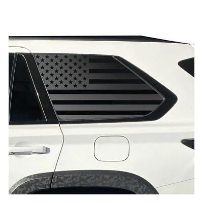 USA Flag Decal for Toyota Sequoia 2023 2024 2025 TRD Pro Limited, sport TS3-QR1 - Image 1 of 4