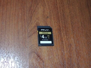Genuine OEM PNY Premium SD-K04G 4GB SD Memory Card - Class 4 - Made in Japan - Picture 1 of 1