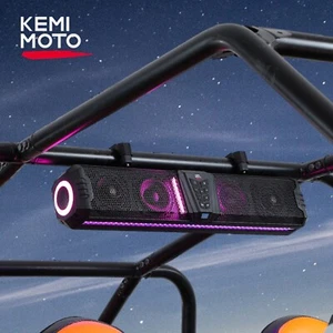 KEMIMOTO Upgrade Midnight 60 26"RGB UTV Sound Bar 500W For ATV Golf Cart Marine - Picture 1 of 12