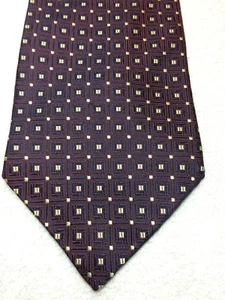 VALERIO GARATI MENS TIE BLOOD RED WITH BLACK AND YELLOW 4 X 61 NWOT - Picture 1 of 4
