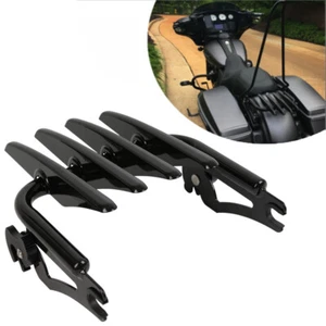 Detachable Stealth Mounting Luggage Rack For Harley Road King Classic FLHRC - Picture 1 of 11