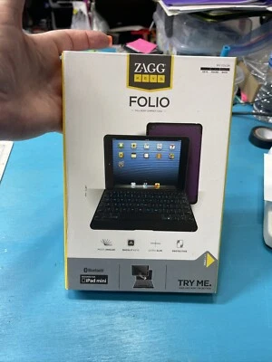 ZaggKeys Apple iPad Mini PÚRPURA Folio Cuerpo Completo Estuche Iluminado-Teclado zagg-keys Foto 1 de 3
