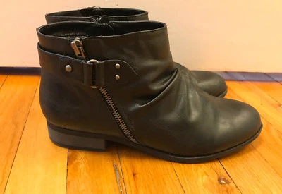 Diba London Elena Black Bootie with Zipper Size 9.5 M - Image 1 of 4