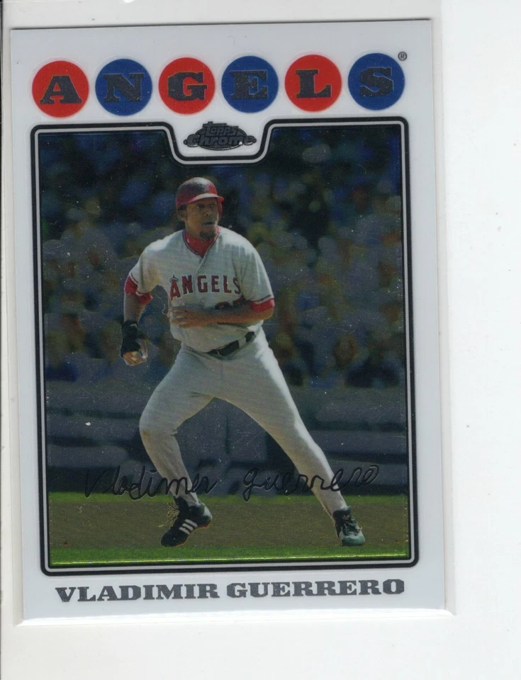 2008 TOPPS CHROME VLADIMIR GUERRERO BASEBALL CARD-TOPPS-DONRUSS-UPPER DECK-FLEER - Image 1 of 1