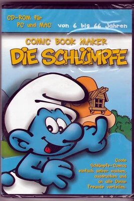 Die Schlümpfe Comic Book Maker für  PC & MAC in Folie eingeschweißt Neu - Bild 1 von 2