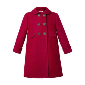 Girls Birthday Party Warm Dress Coat Red Winter Parka For Children Outwear US - Picture 1 of 10