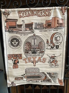 University of TEXAS 34×26 Vintage Hanging Tapestry Wall Rug Decor NEW - Picture 1 of 5