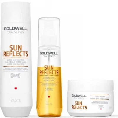 Goldwell Dualsenses Sun Reflects After Sun - SET Shampoo+Kur+Schutzspray =600ml