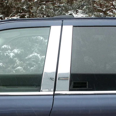 4 piezas de moldura de pilar de acero inoxidable para Ford Explorer 2002-2010 Foto 1 de 4