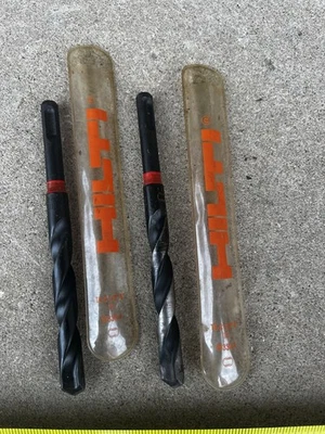 Pair of HILTI  TE-C  1/2" x 6"  Masonry Drill Bits - Image 1 of 4