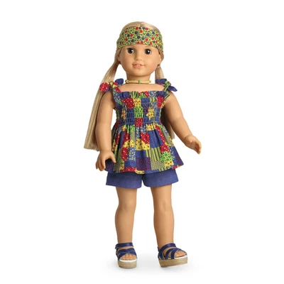American Girl Doll JULIE'S Patchwork Outfit retired Complete NIB - Image 1 of 4
