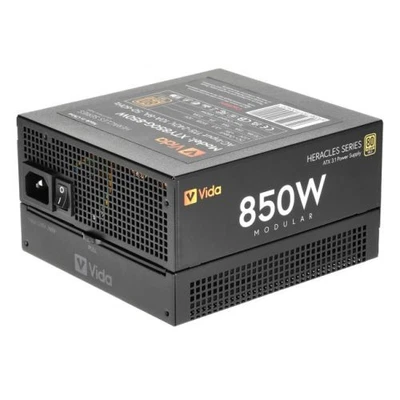 Vida 850W Heracles Black Atx 3.1 Gaming Psu 80+ Gold Fully Modular 14Cm Ultra-Qu - Image 1 of 2