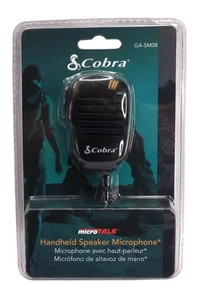 Cobra GA-SM08 Ręczny mikrofon głośnikowy 2-drożne radio podłączone gniazdo 3,5 mm - Zdjęcie 1 z 3