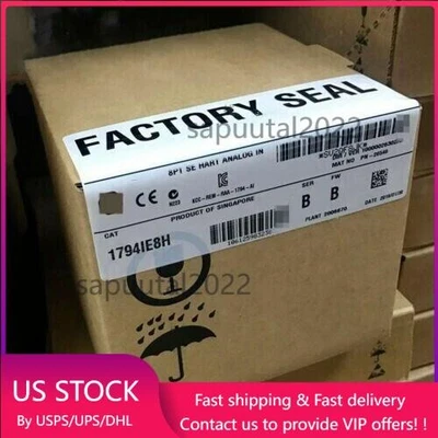 Nuevo Módulo de Entrada Analógica HART AB 1794-IE8H Flex E/S Sellado 1794IE8H Libre de Impuestos EE. UU. Foto 1 de 4