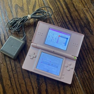 Pearl Pink Console - Nintendo DS LITE vintage game system tested - Picture 1 of 6