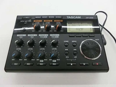 TASCAM DP-006 6-Track Digital Multitrack Recorder MTR Pocketstudio Black Used - Image 1 of 4