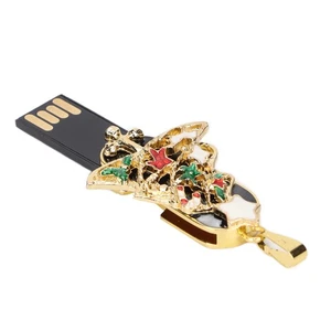 32GB U Disk Fast Transmission Christmas Tree Memory Stick Mobile Storage Tra NEW - Zdjęcie 1 z 12