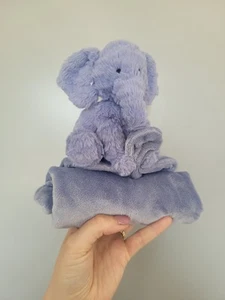 Edredón de felpa chupete bebé elefante azul Jellycat Fuddlewuddle retirado nuevo sin etiquetas - Imagen 1 de 10