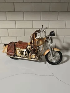 Indian Chief Large Metal 1992 Motorcycle Toy Collectible Vintage - Picture 1 of 14