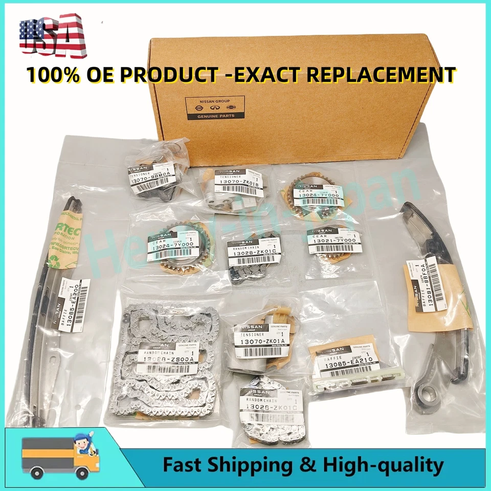 NEW OEM Timing Chain Kit  For 05-19 Nissan Pathfinder 4.0L V6 DOHC 24V VQ40DE - Image 1 of 4