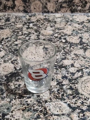Vidrio de chupito transparente vintage Dale Earnhardt Jr. #8 Budweiser Nascar Foto 1 de 2