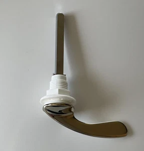 PPPAG FixTheBog Gold Paris Mac Style Toilet Lever Ideal Replacement Fits 22mm - Picture 1 of 5