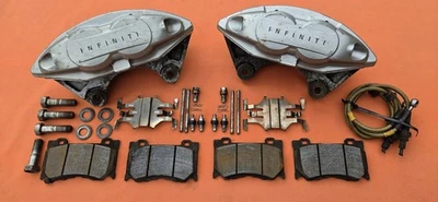 Juego de frenos pinza delantera akebono infiniti g37 m37 q50 q60 q70 2007-2021 Foto 1 de 4