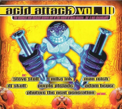 Various - Acid Attack Vol. III (2xCD, Comp, Mixed) (Near Mint (NM or M-)) - 3031 - Bild 1 von 4