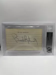 Brooks Robinson Signed Index Card Beckett Auto - Picture 1 of 2
