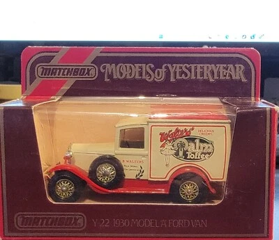 Matchbox Models Of Yesteryear Y-22 1930 Model A Ford Van Palm Toffee 1:40 Scale - Image 1 of 2
