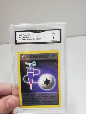 GMA 7 Near Mint Full Heal Energy 1st Edition Pokemon Rocket #81 - Image 1 of 2