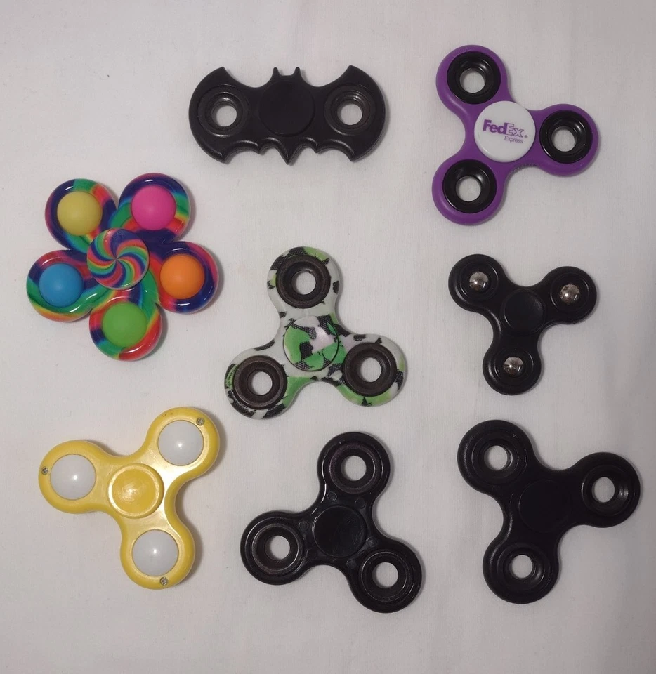 Lote Fidget Spinners Batman Arco Iris Popper Camuflaje Fedex 8 Piezas  Foto 1 de 1