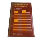 Fundamentals of Statistics Mulholland 1981 Paperback Book
