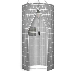 Portable Privacy Tent Shower Curtain Toilet Tent Waterproof Bathroom Shower Tent - Picture 1 of 19
