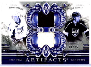 2010-11 Artifacts Tundra Tandems Silver Steven Stamkos / Drew Doughty JERSEY /75
