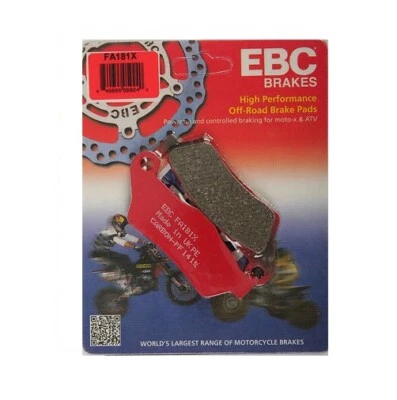 Pastillas de freno traseras de carbono serie X EBC para gas Wild HP 300 2003-2005 FA181X Foto 1 de 3