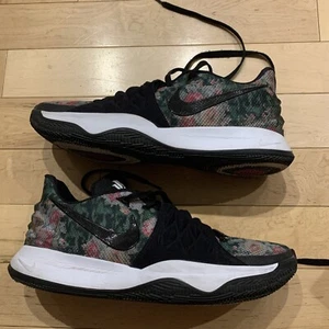 Nike Kyrie Low Floral Black Men’s Size 12 AO8979-002 9/10 Condition FAST SHIPPED - Picture 1 of 13