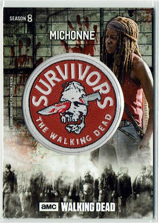 Walking Dead Season 8 Manufactured Faction Patch Relic Card PR-SMC Michonne - Image 1 of 1
