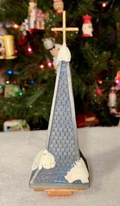 Zielscheibe 2006 Glasfaser Weihnachtsszene Kirchturm Ersatz - Bild 1 von 13