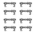 (8 Pk) SEA RAIL Shipping Container Bridge Fittings Clamp- 260 mm Clamp