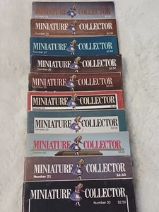 Books -Miniature Collector lot of 10 #20-29 1980-1982 Excellent Condition - Picture 1 of 11