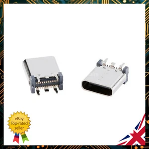 USB Typ C vertikaler Stecker Buchse Port 24 Pin USB-C - Bild 1 von 3