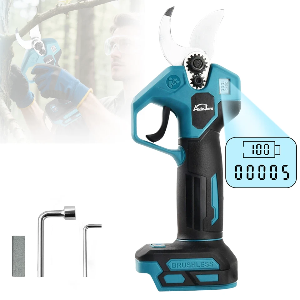 Akku Astschere Baumschere Elektrische Gartenscheren LCD Anzeige Für 18V Makita - Bild 1 von 4