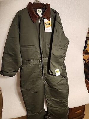 Brand New With Tags Key Imperial Green Insulated Coveralls Men's Lot 989-31 XLR - Image 1 of 4