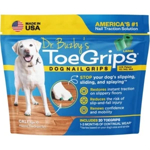 Large ToeGrips for Dogs Dog Anti Slip Relief Dog Grippers Rubber Nails for Dogs - Picture 1 of 6