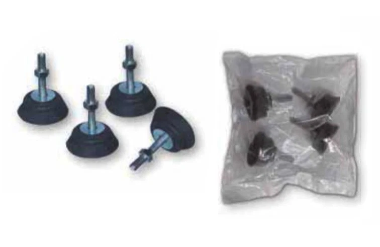 KIT 4 Pz GOMMINI CONICI A PAVIMENTO ANTIVIBRANTI CONDIZIONATORE CLIMATIZZATORE - Immagine 1 di 1