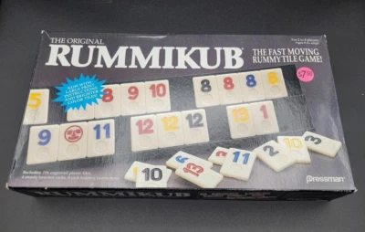 Vintage The Original Rummikub Tile Game Pressman 1990 100% COMPLETE - Image 1 of 4