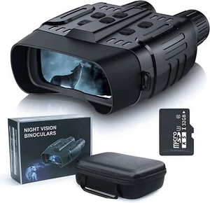 Binoculars Night Vision Large Viewing Screen for Hunting 100% Darkness - Picture 1 of 8