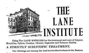 LANE INSTITUTE Behandlung für Schnaps Morphin Opium Kokain Chloral Tabak Gewohnheit - Bild 1 von 3